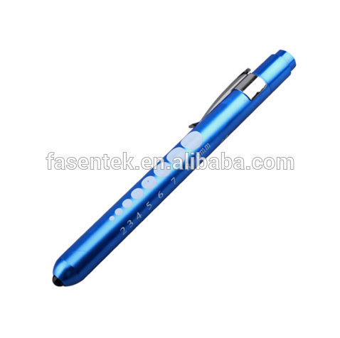 Medical EMT Surgical Penlight Flashlight With Scale First Aid Torch Pen Light