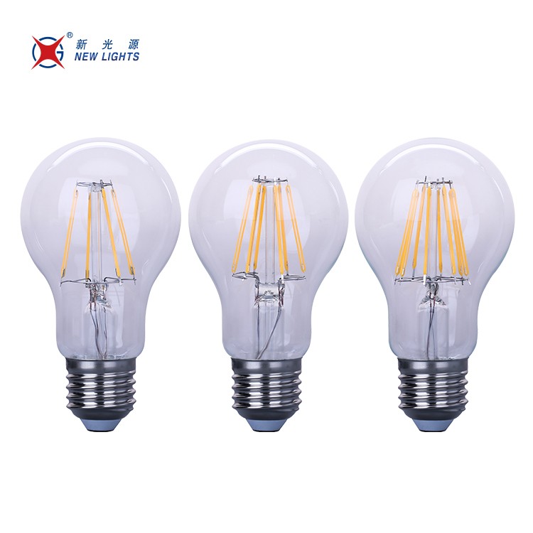 Clear glass Ceramic filament materials e27 6500k 440lm 4w a60 wifi led bulb for the indoor lighting