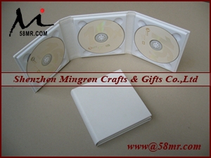 Ivory Nice Leather CD DVD Case Holder Album