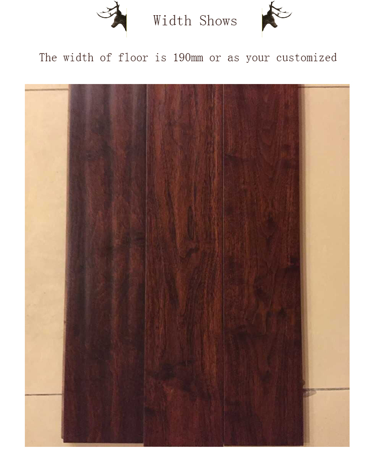 2018 hot sale American walnut multilayer engineered wooden flooring