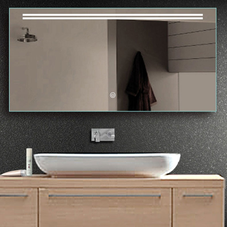 Frameless LED Lighted Waterproof Bathroom Smart Mirror TV with Light