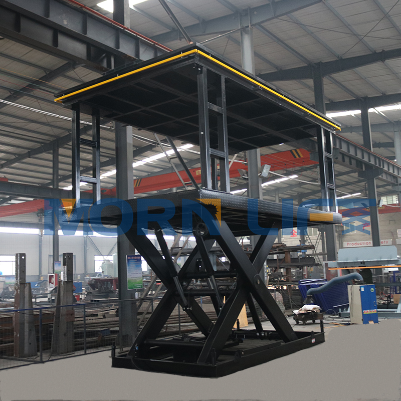 Push around vertical mast lift portable one man lift height raise to 10m capacity to 100kg