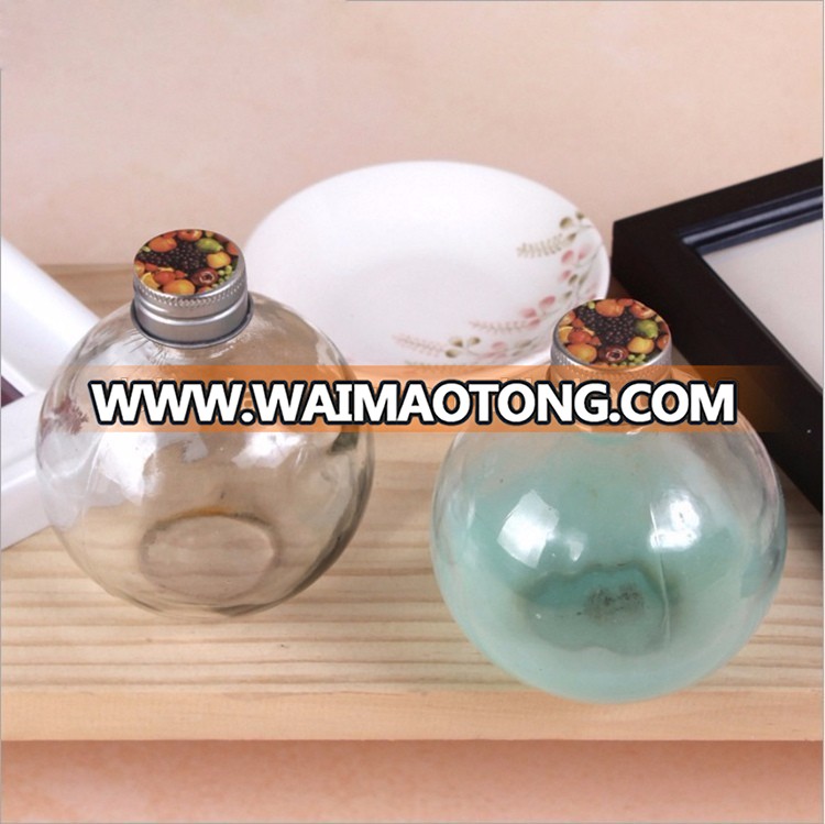 DAILY 250ML ball shaped water bottle glass wholesale