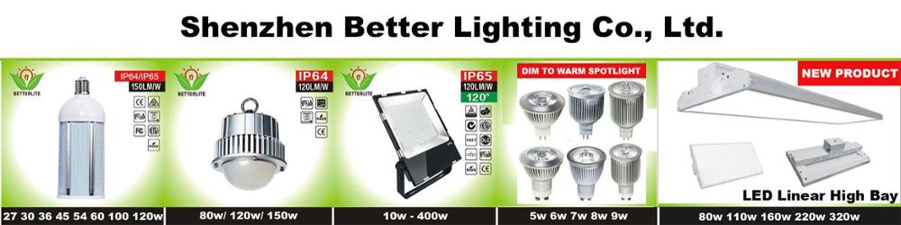 ETL listed Ip65 corn bulb e40 lamp 45w to 200w led advertising lights