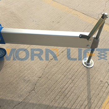 mobile double mast vertical aluminum lift aerial platform