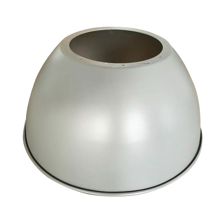 customized spinner machining lamp reflector aluminum lamp shade for high bay light