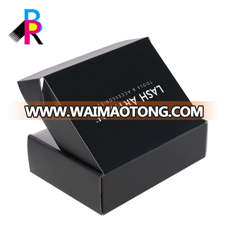 Custom Logo Printing Folding Flat Corrugated Packaging Shipping Mailer Post Box