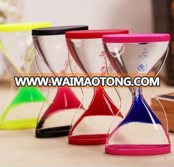 Home decoration cheap colorful sandtimer hourglasses