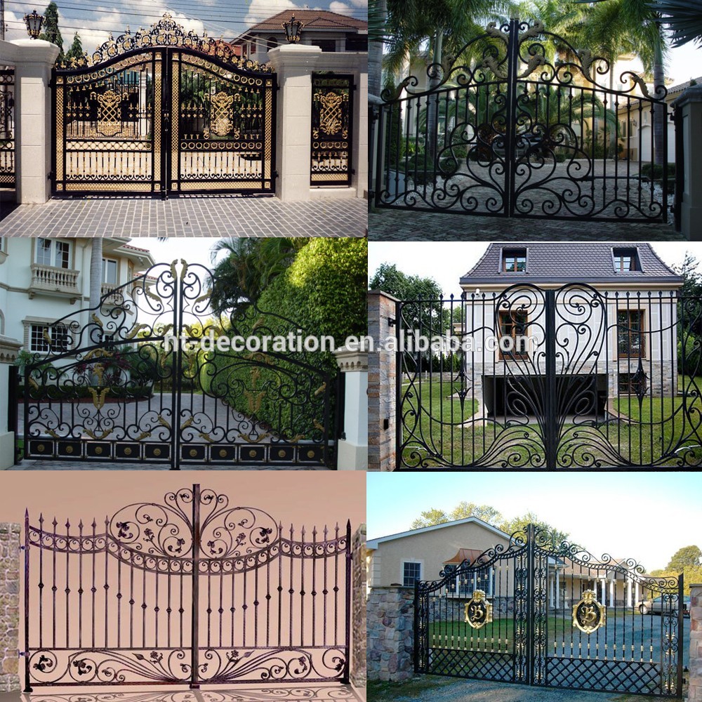 Hot sale high quality wrought iron gate for sale NTBM-067A