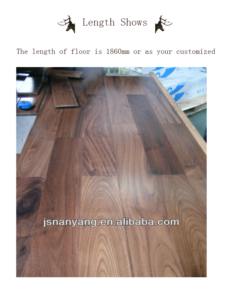 2018 hot sale American walnut multilayer engineered wooden flooring