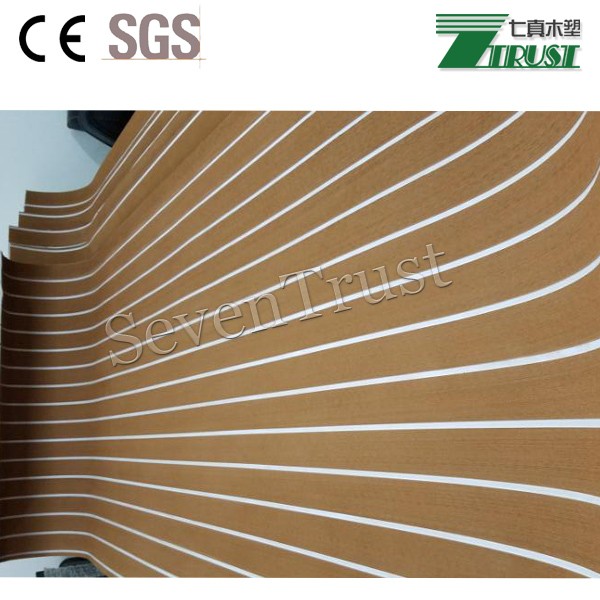 Hot selling marine decking sheet composite teak decking for boat yacht eva boat platform decking floor