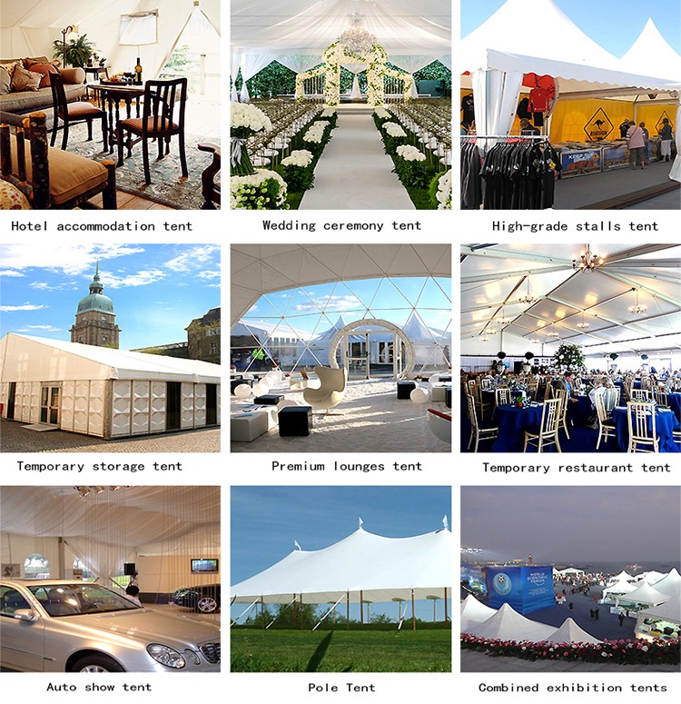 Made in China Guangzhou Wedding Tent Wedding Glass Tent for 1000 people capacity