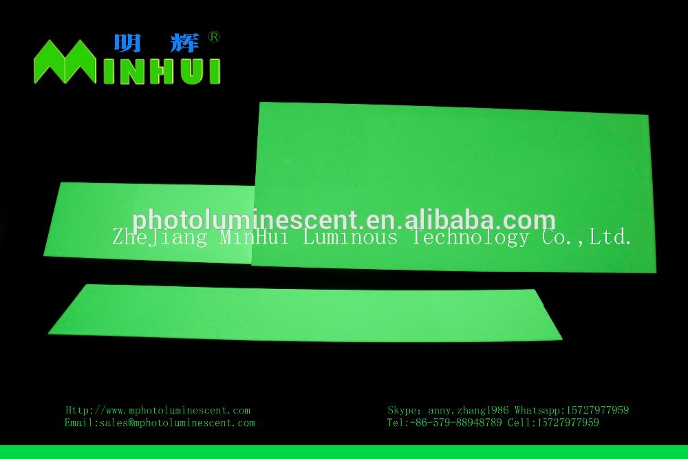 MINHUI Glow In Dark Aluminum Plate Luminous Aluminum Plate Luminous Aluminum Board