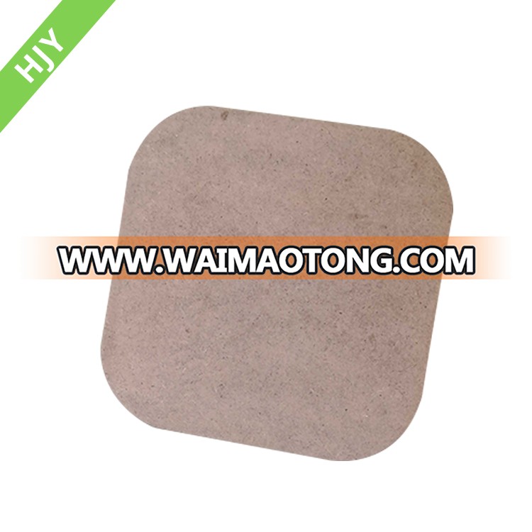 High Quality custom shape colorful MDF wood coaster pad trivet