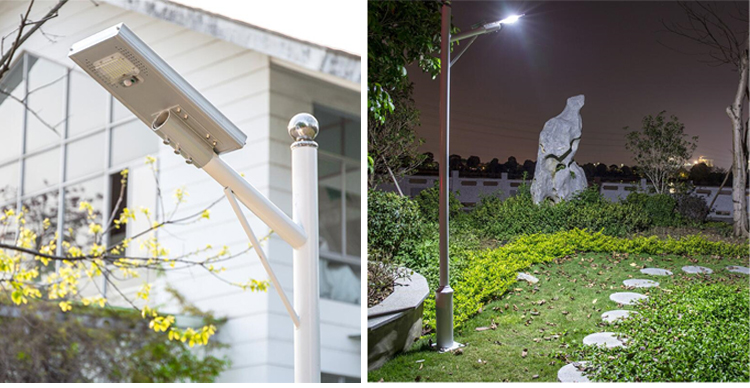 Solar Powered High Efficiency all in one 50W 100w 150w LED Solar Street Light