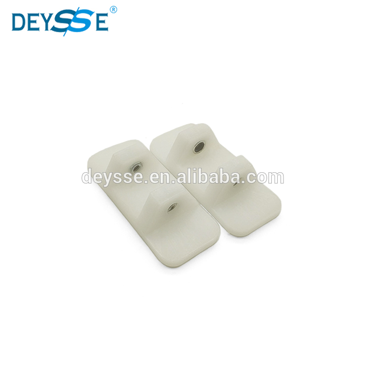 Famous brand escalator plastic/nylon sliding block parts of newel chain block