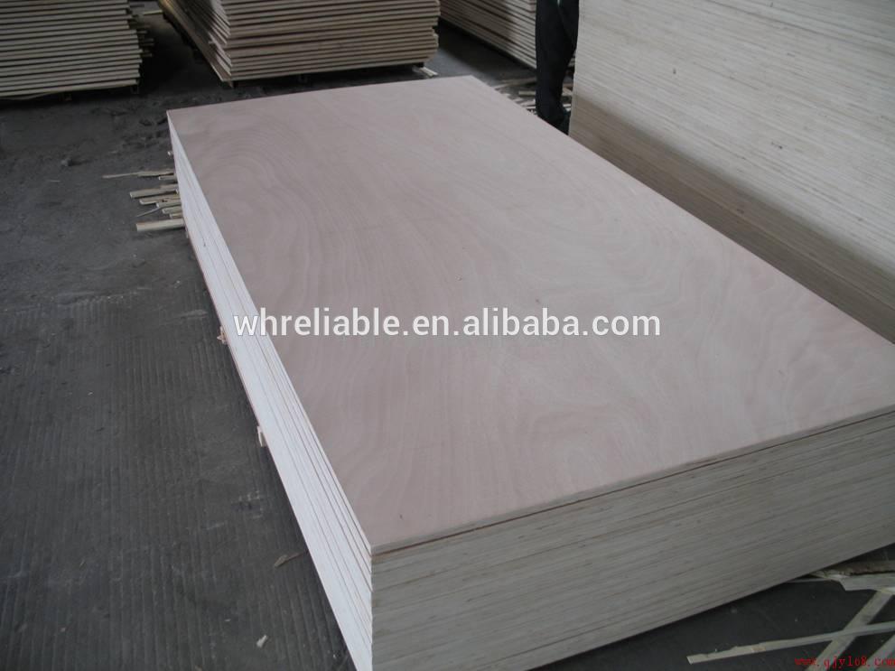 4*8ft 3.6mm hardwood core bintangor face plywood