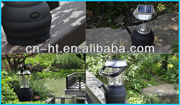 portable led camping lantern solar dynamo lamp