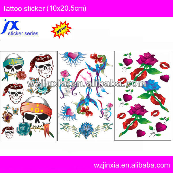 3D OEM sexy body temporary tattoo sticker