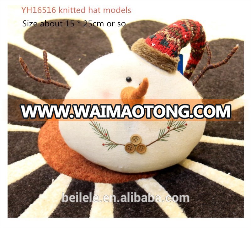 hot linen Christmas snowman doll decoration gift for Christmas