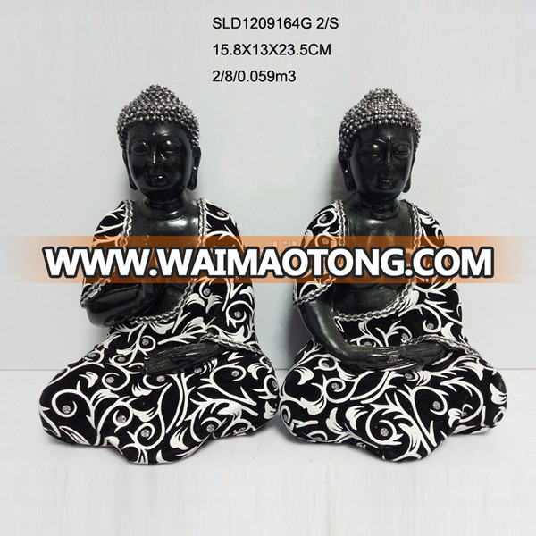 2/s New finish buddha figurine decoration interior