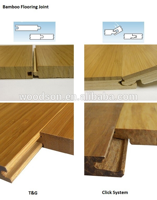 Natural Horizontal Conventional Bamboo Flooring