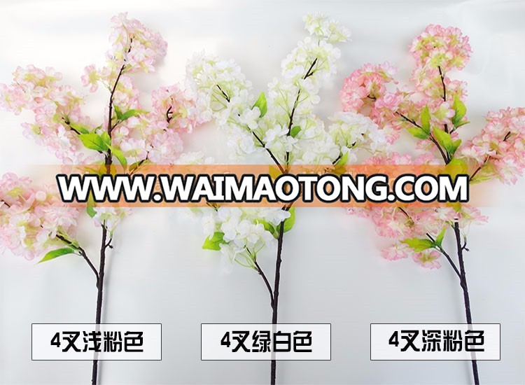 HYB-4 artificial flowers decorative cherry blossom