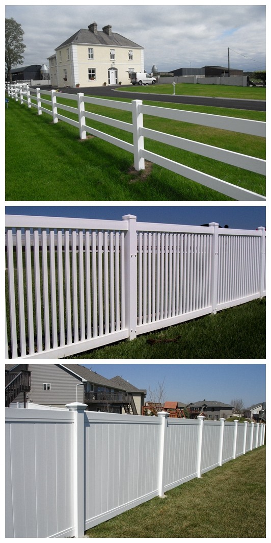 Ex-factory Price PVC Fence for Garden/Lawn