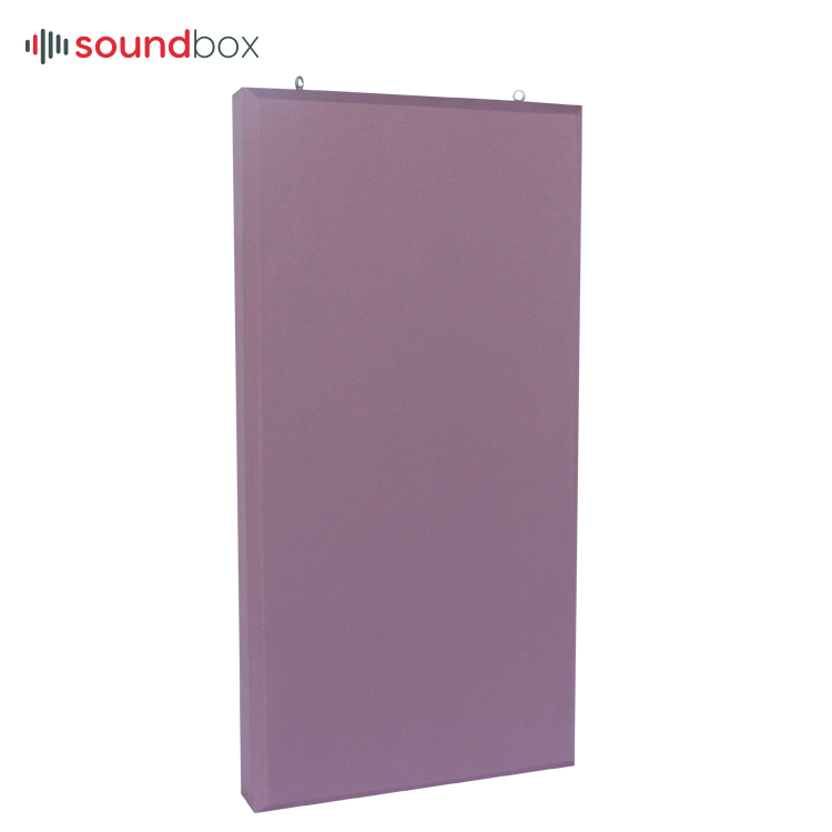 Red fireproof acoustic baffle panel