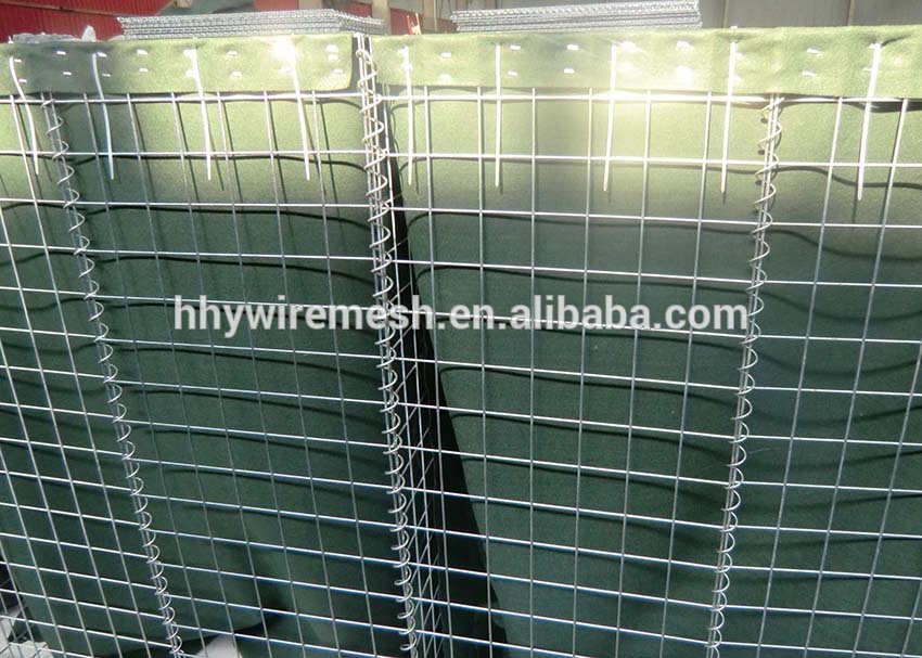 Hot sale!!! high quality Perimeter Security and Defence Walls security galvanized hesco barrier