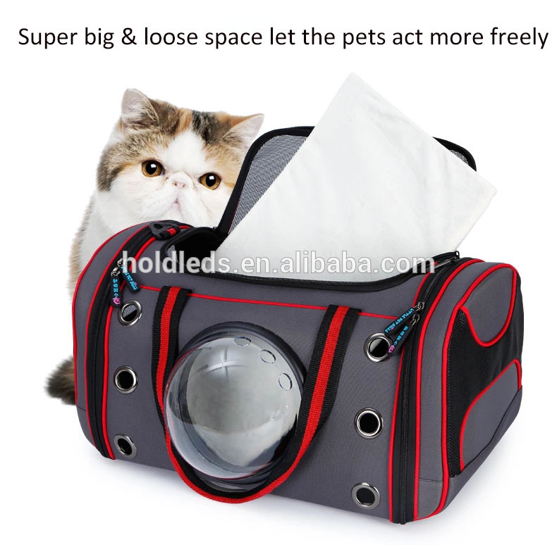 High Quality Wholesale Fashion Breathable Foldable Portable Sling Handbag Space Capsule Bag Soft Pet Carrier For Dog Cat