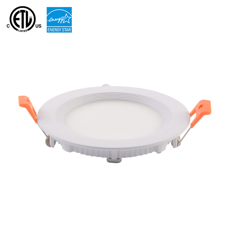 slim flat 4" led ceiling panel light with junction box for north america