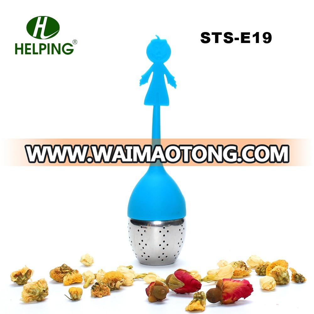 Wholesale Silicone Custom Tea Infuser and Stainless Steel Tea Filter Strainer,Tea Accessories