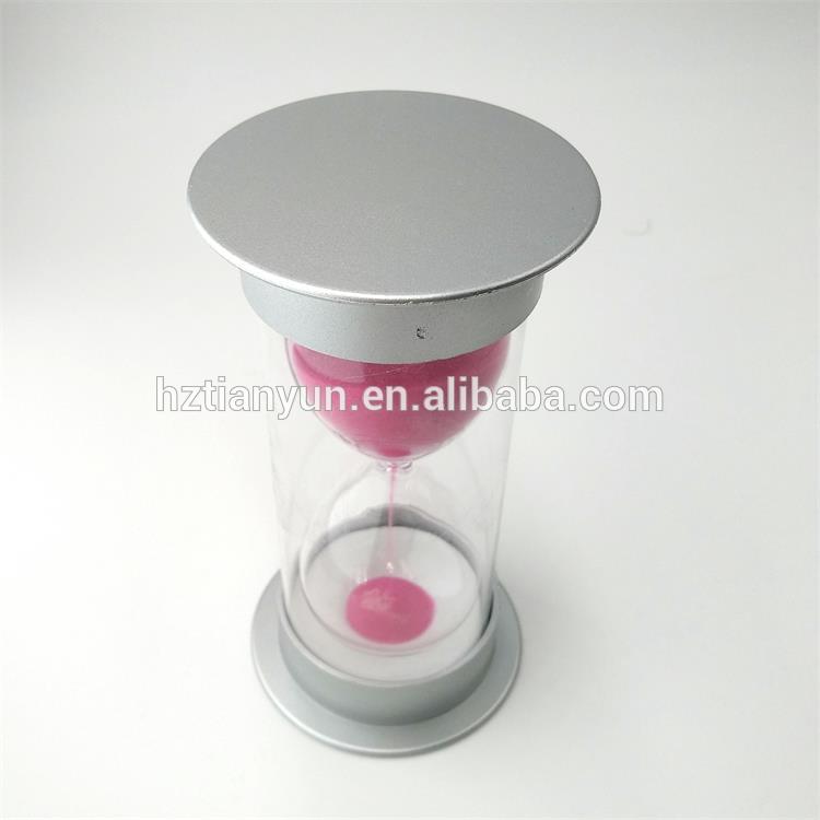 Cheap 5 Minutes Plastic Round Sand Timer Factory Clock Glass Sand Timers