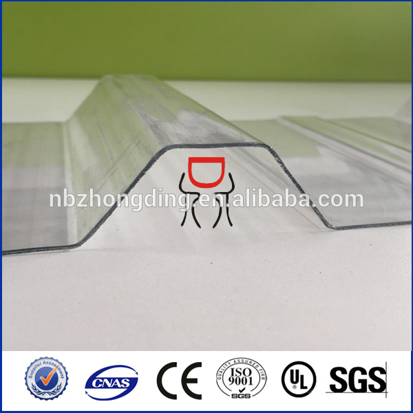 ningbo zhongding polycarbonate corrugated plastic roofing sheets