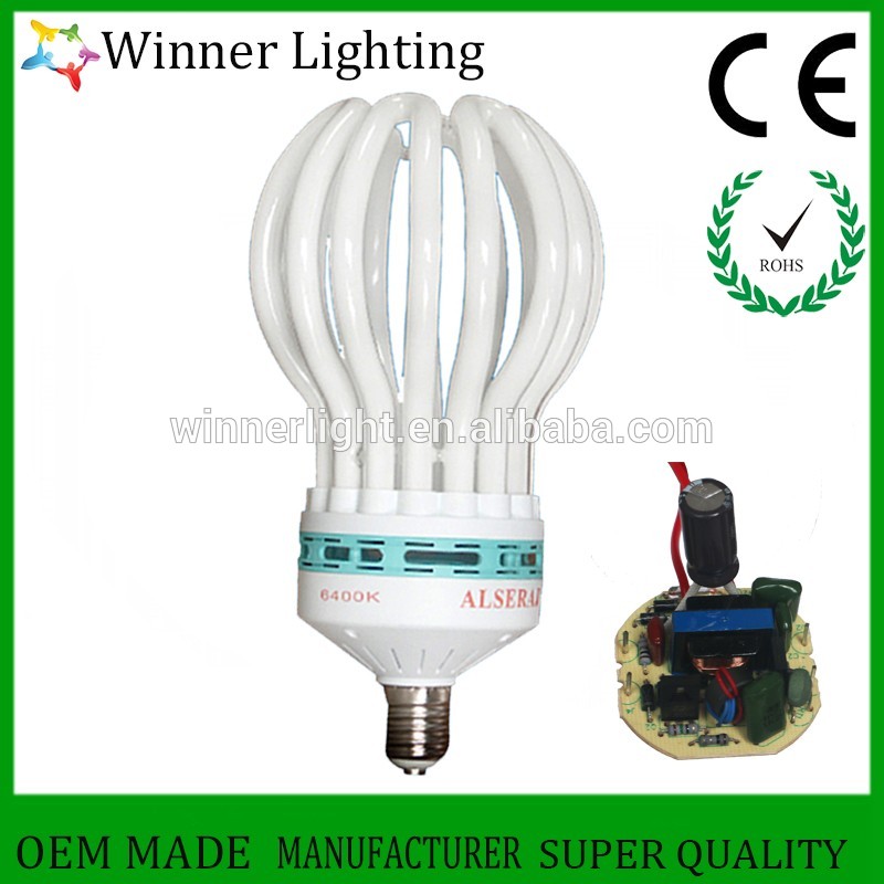 High Power energy saving lamp bulbs 6u Lotus Bulb cfl Fluorescent Lamp in dubai factory Canton fair alibaba express