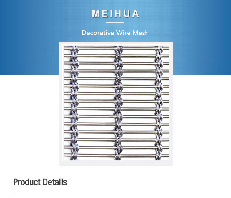 Iso9001 decorative wire mesh