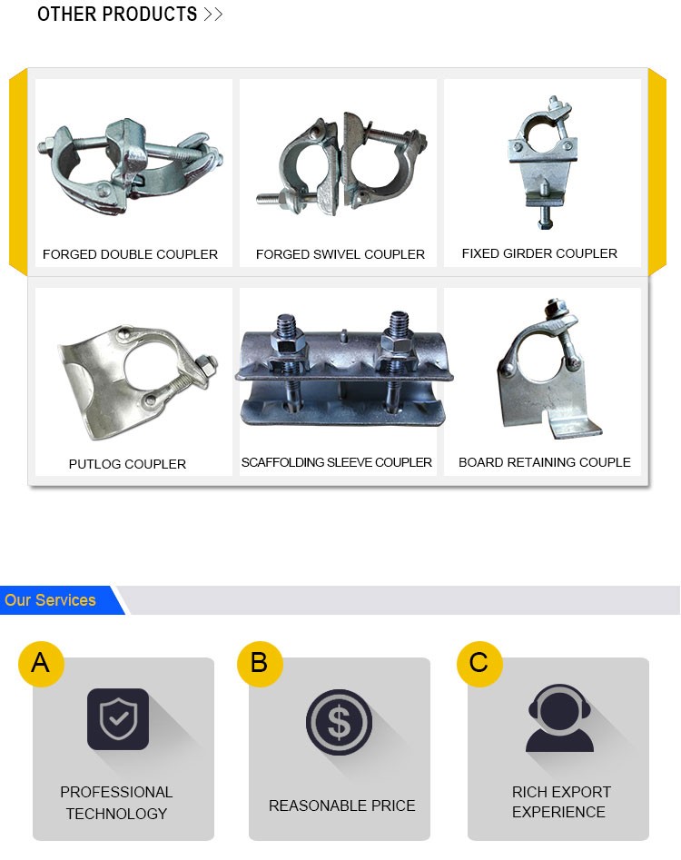 Complete specifications construction putlog coupler