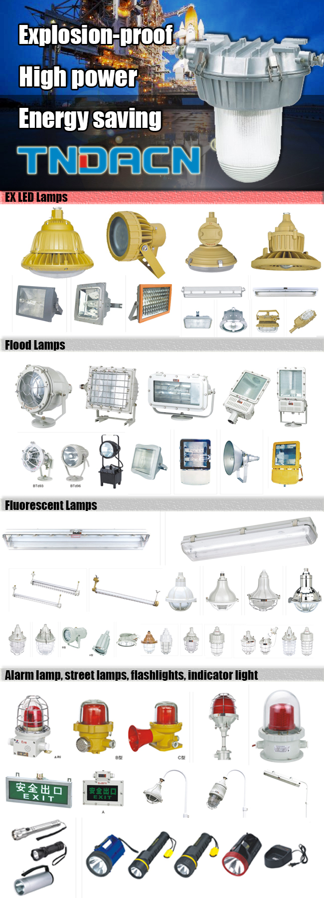 BBJ type explosion-proof audible and visual warning lamp