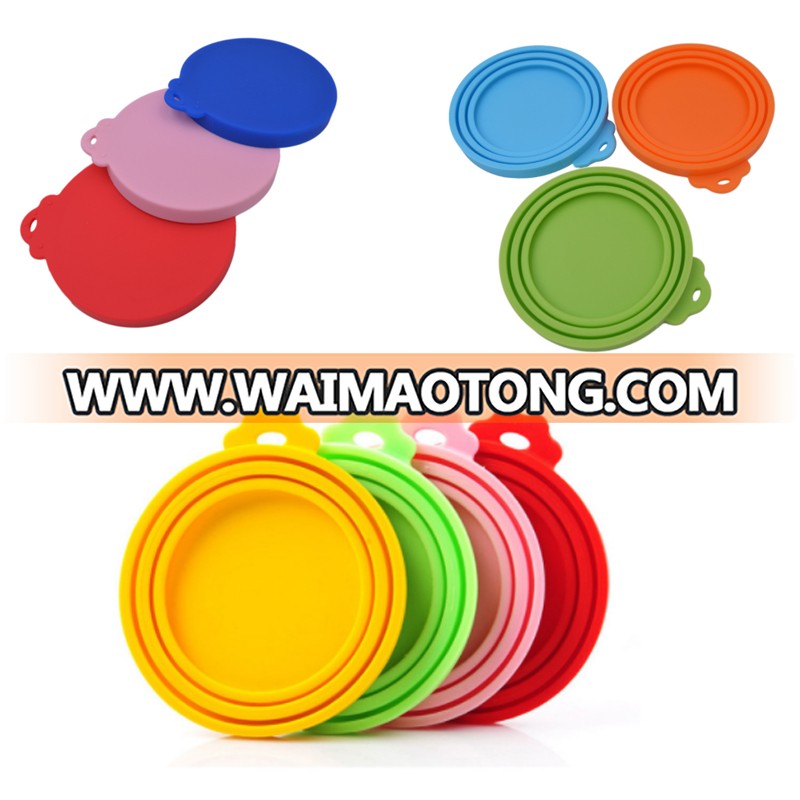 Pet food covers silicone lid for Can size 6.5/7.5/8.5cm