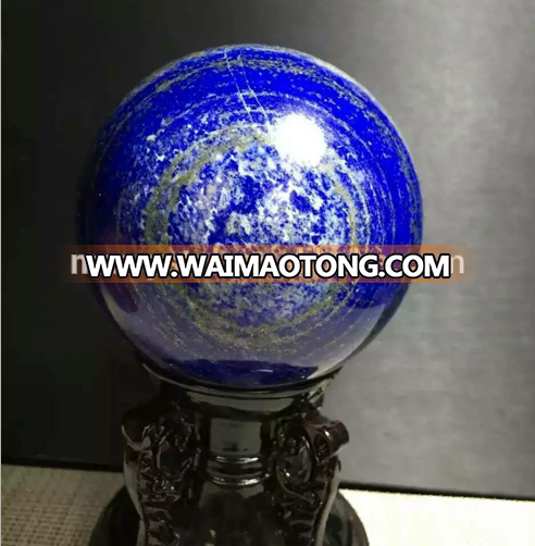 wholesale natural crystal stone ball polished lapis lazuli crystal sphere for decoration