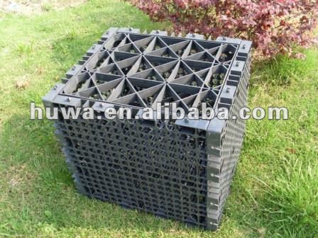 Plastic PP green roof stormwater module system rain water harvesting