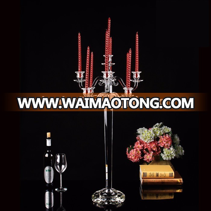 wholesale K9 center pieces wedding crystal candelabra votive