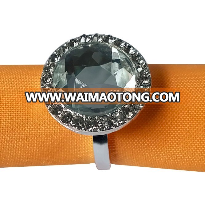 Serviette Holder Ring, crystal diamond napkin ring for weddings