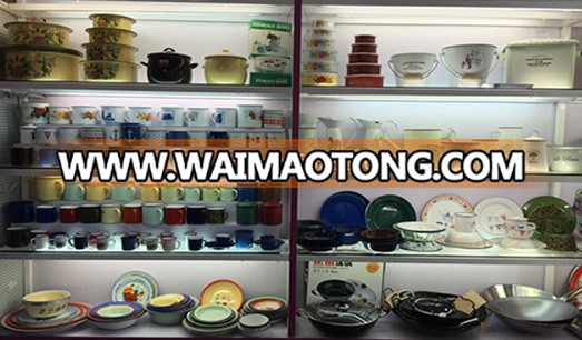 Hot sell 8'' round plastic melamine cover bowl with lid