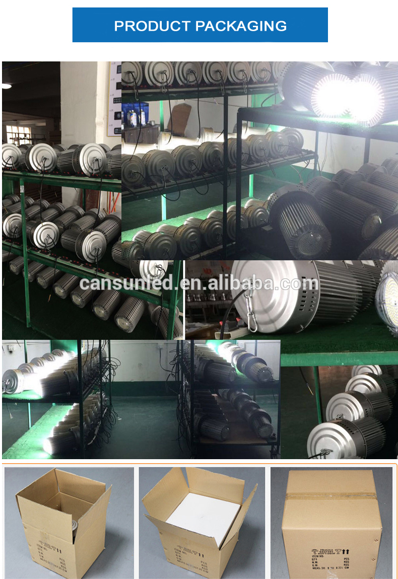 Warehouse factory price 120lm/W with 5 years warranty 80W 100W 120W 150W 200W led high bay light