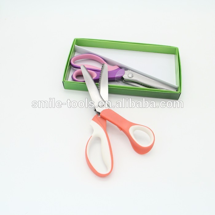 Professional pinking scissors tailoring scissors for fabrics cutting