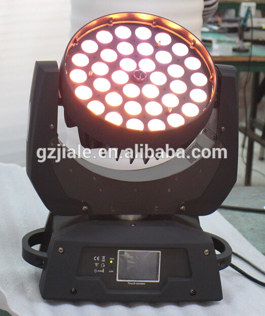 Top 1 36 x 18w RGBWA UV 6in1 Changeable Led Zoom moving Head wash show light