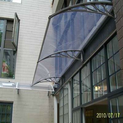 Durable Polycarbonate door awning, Polycarbonate transparent canopy