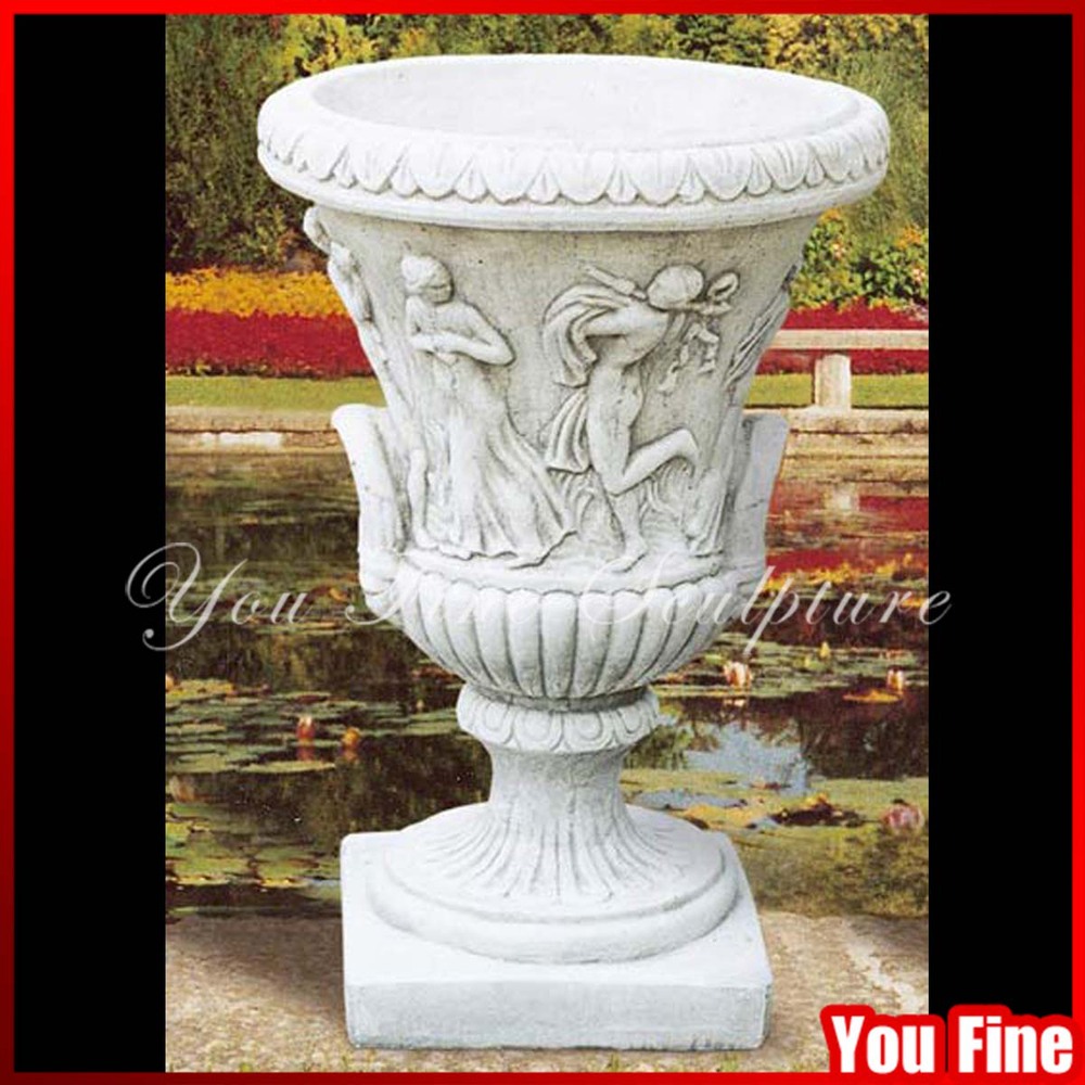 Natural Stone Flower Vase Handmade Designs